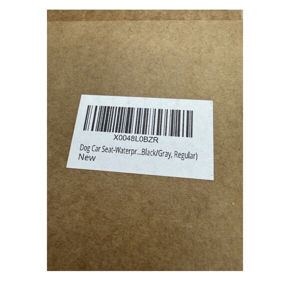 Dog Car Seat Waterproof Booster w Storage Pockets Groom Glove Small Black Gray - Picture 12 of 16